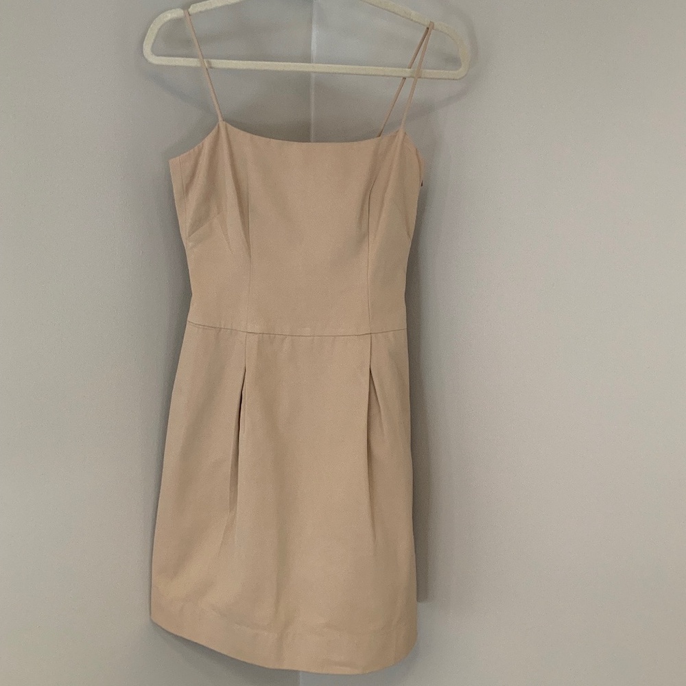 Ralph Lauren Tan 4 Dress Cottagecore Preppy Classic Scandi Minimalist Coastal